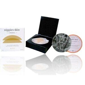 (2-1 Pair) Nippies Skin B-Six Original Nipple Covers Sz 1 S/M (3”) A-C Cups New